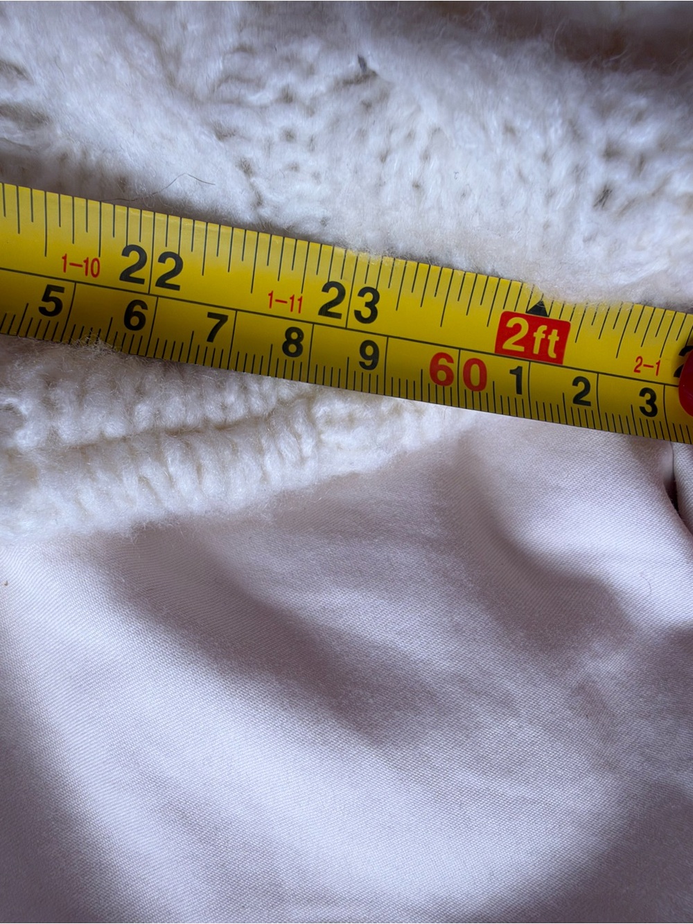 NAADAM Ivory Cashmere Merino Wool Cable Knit Long Belted Cardigan Size L - Picture 10 of 13